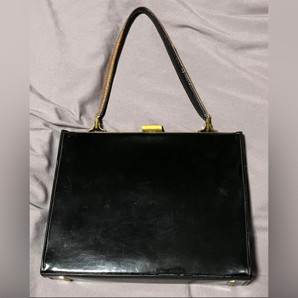 Vintage Black FassBender purse